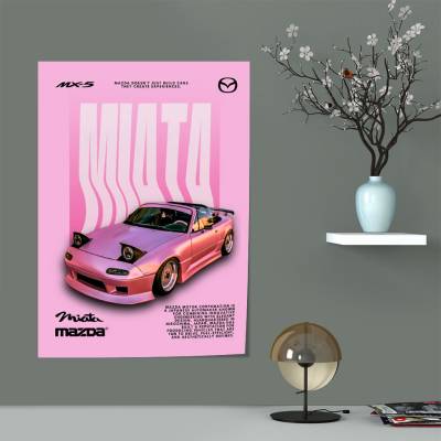 پوستر سیلک مزدا - Miata MX-5