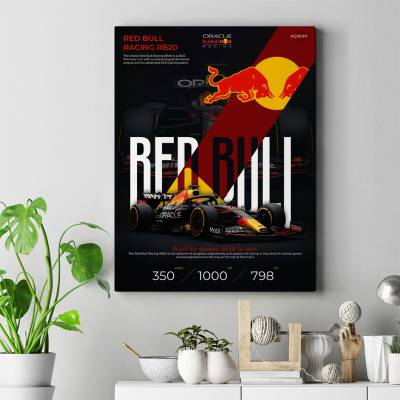 تابلو کنواس (بوم) ردبول ریسینگ - Red Bull Racing RB20
