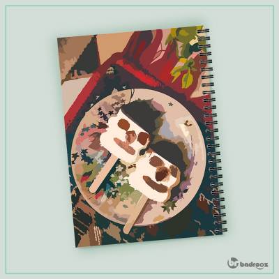 دفتر یادداشت بستنی عروسکی..