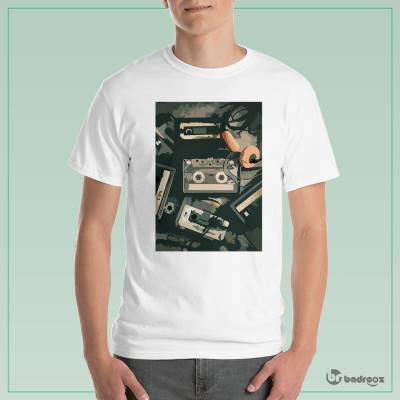 تی شرت مردانه نوار کاست...