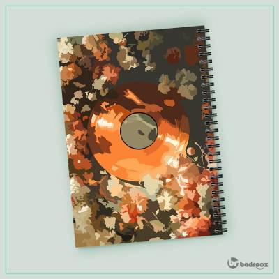 دفتر یادداشت صفحه گرامافون