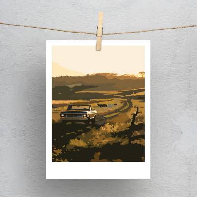 پولاروید(فتوکارت) ماشین و طبیعت2