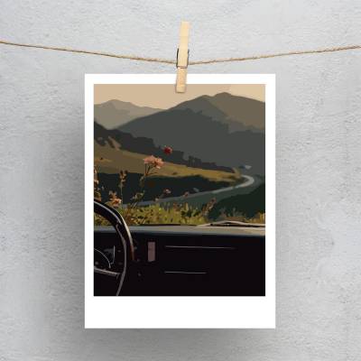 پولاروید(فتوکارت) ماشین و طبیعت3