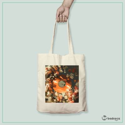 کیف خرید کتان (توت بگ) صفحه گرامافون