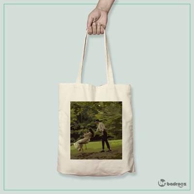 کیف خرید کتان (توت بگ) عاشقانه3