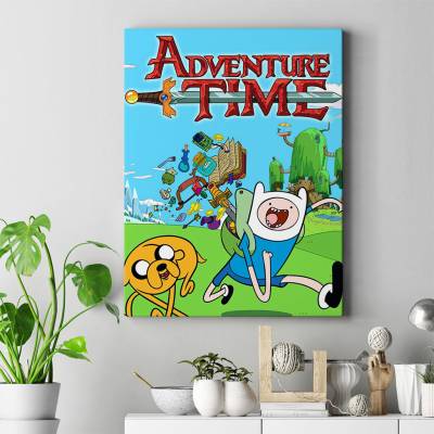 تابلو کنواس (بوم) وقت ماجراجویی 3- Adventure Time