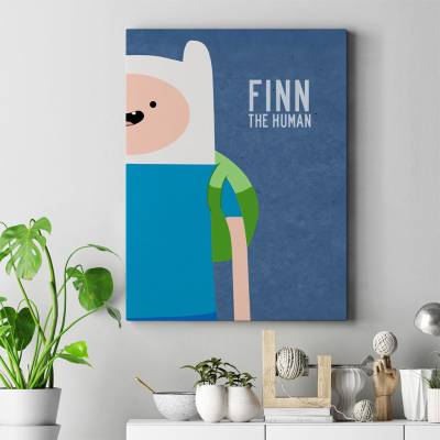 تابلو کنواس (بوم) وقت ماجراجویی 4- Adventure Time