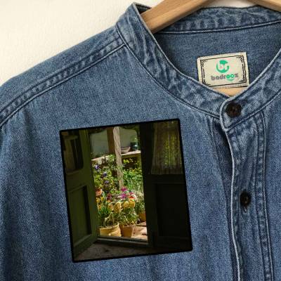 پچ حرارتی (برچسب لباس) گل و زیبایی