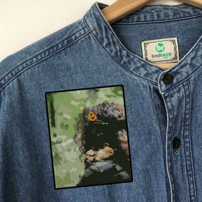 پچ حرارتی (برچسب لباس) دخترک.