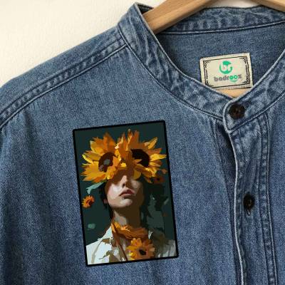 پچ حرارتی (برچسب لباس) ماه رخ