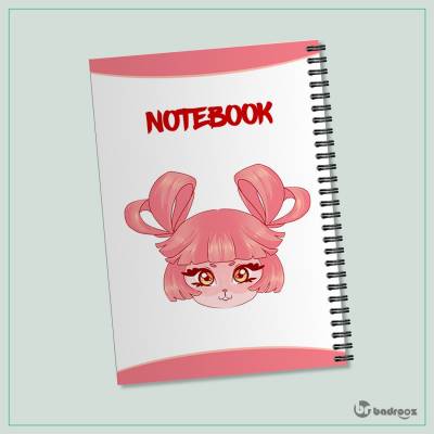 دفتر یادداشت pink girl 