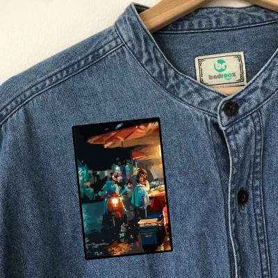 پچ حرارتی (برچسب لباس) عاشقانه دونفره..