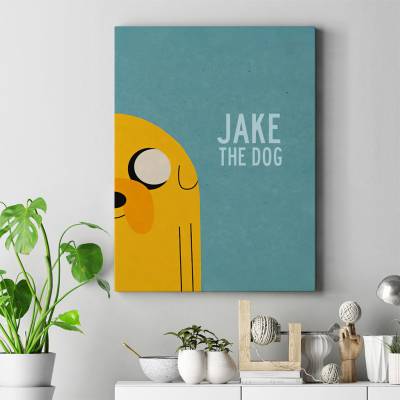 تابلو کنواس (بوم) وقت ماجراجویی 9- Adventure Time