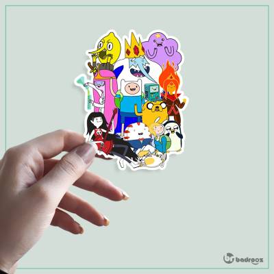 استیکر و برچسب وقت ماجراجویی 11- Adventure Time