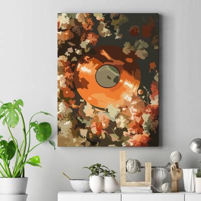تابلو کنواس (بوم) صفحه گرامافون
