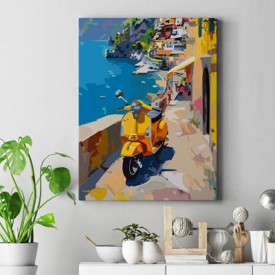 تابلو کنواس (بوم) بهاری2..