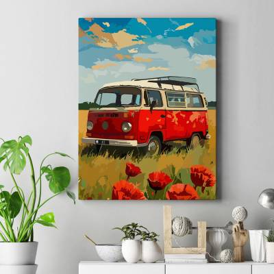 تابلو کنواس (بوم) بهاری3..