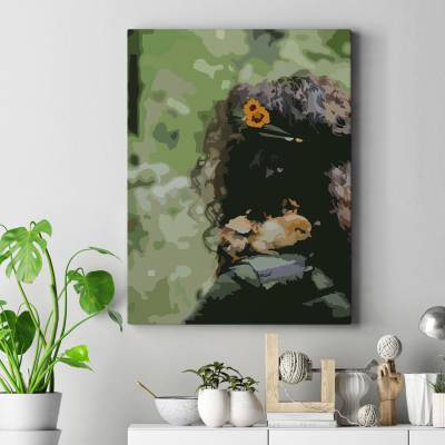 تابلو کنواس (بوم) دخترک.