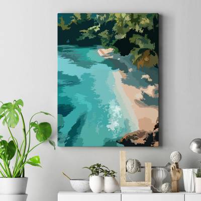 تابلو کنواس (بوم) جزیره1