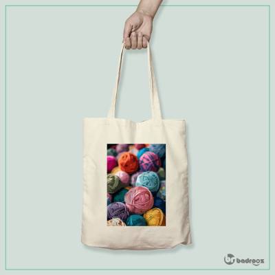 کیف خرید کتان (توت بگ) کاموا3..