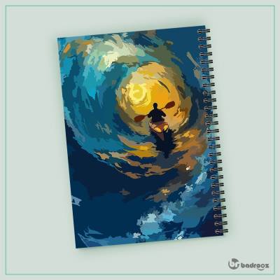 دفتر یادداشت قایق سواری..