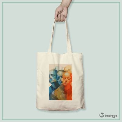 کیف خرید کتان (توت بگ) چهره در چهره..