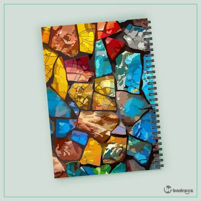دفتر یادداشت سنگهای رنگی2..