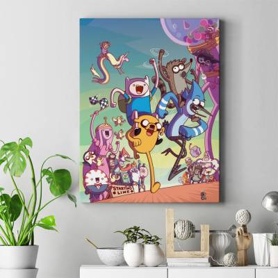 تابلو کنواس (بوم) وقت ماجراجویی 56- Adventure Time