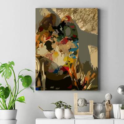 تابلو کنواس (بوم) نقاش باشی2