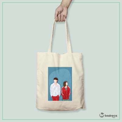 کیف خرید کتان (توت بگ) اقای پلانکتون 