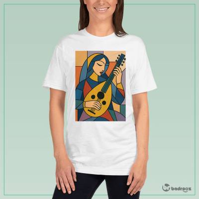 تی شرت زنانه زن درونگرا