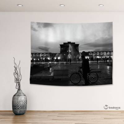 بک دراپ عمارت عالی قاپو