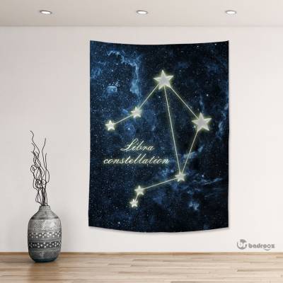 بک دراپ طرح صورت فلکی مهر (Libra)