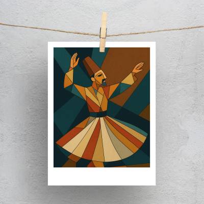 پولاروید(فتوکارت) رقصنده سماع