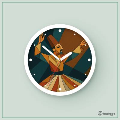 ساعت دیواری  رقصنده سماع