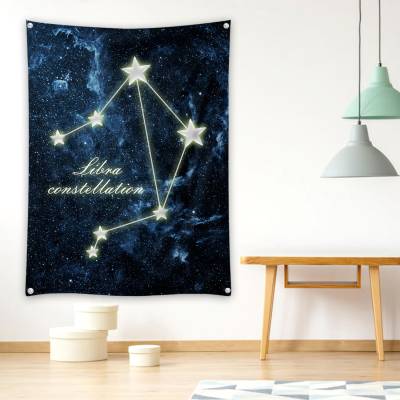 دراپ بنر طرح صورت فلکی مهر (Libra)