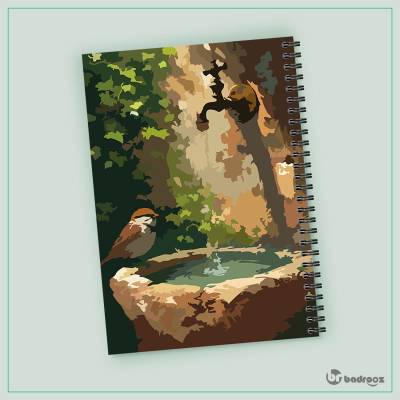 دفتر یادداشت پناه قطره ها