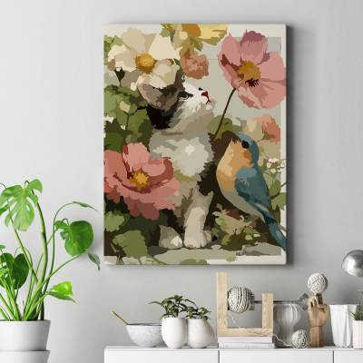 تابلو کنواس (بوم) همنشینی ساده