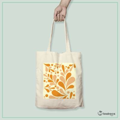 کیف خرید کتان (توت بگ) طرح پترن بته‌جقه