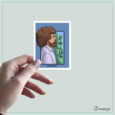 استیکر و برچسب باب راس 