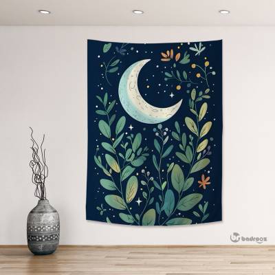 بک دراپ طرح شب مهتابی