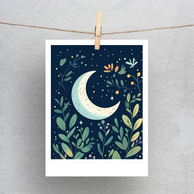 پولاروید(فتوکارت) طرح شب مهتابی