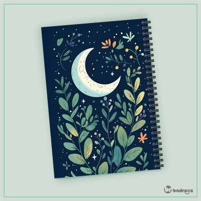 دفتر یادداشت طرح شب مهتابی