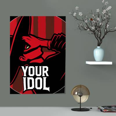 پوستر سیلک kpop demons hunter - jinu