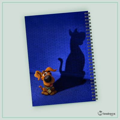 دفتر یادداشت دفتر فانتزی طرح انیمیشن  اسکوبی‌ دو