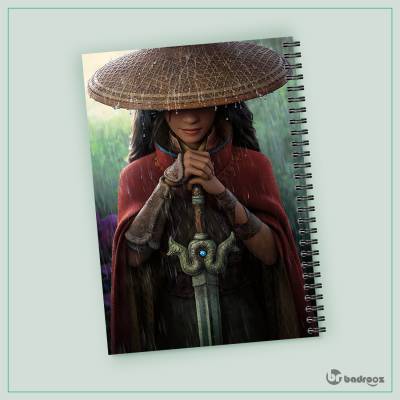 دفتر یادداشت دفتر کارتونی فانتزی رایا و آخرین اژدها