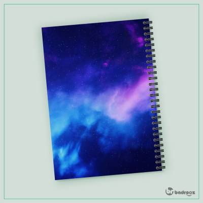 دفتر یادداشت دفتر فانتزی طرح کهکشان