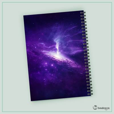 دفتر یادداشت دفتر کارتونی فانتزی طرح کهکشان