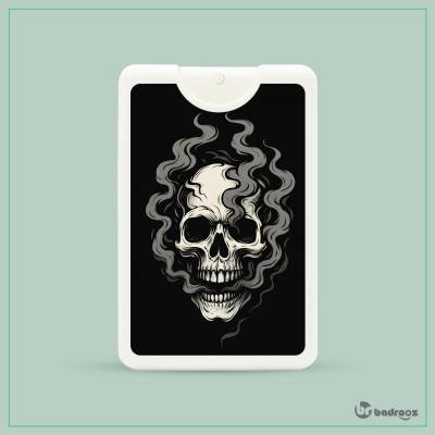 عطرجیبی اسکلت در حال دود شدن