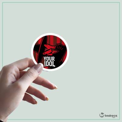 استیکر و برچسب kpop demons hunter - jinu